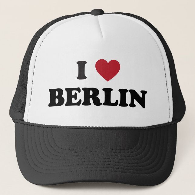 Gorra De Camionero I corazón Berlín Alemania (Anverso)