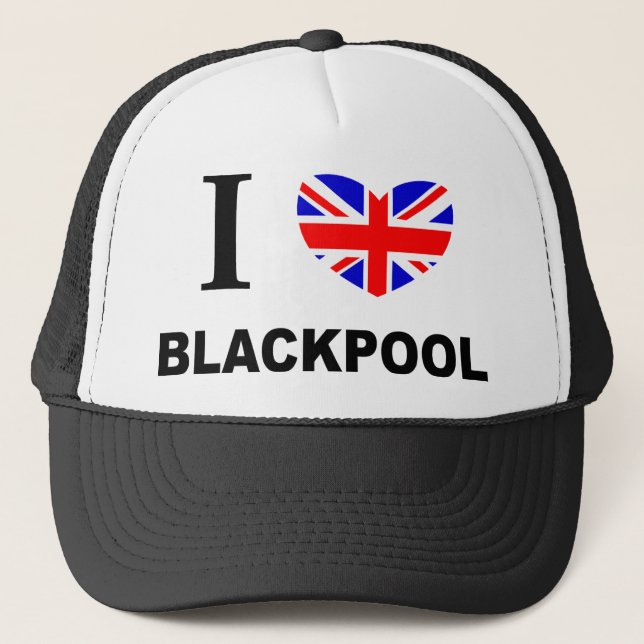 Gorra De Camionero I corazón Blackpool (Anverso)