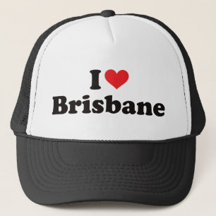 Gorra De Camionero I corazón Brisbane