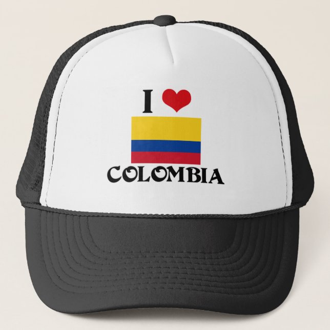 GORRA DE CAMIONERO I CORAZÓN COLOMBIA (Anverso)
