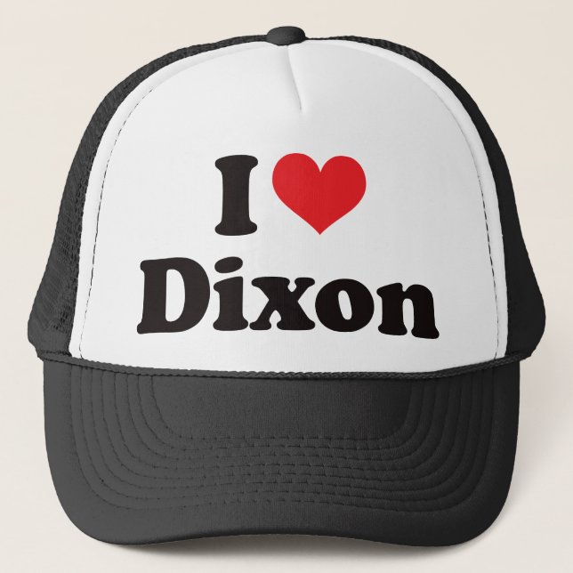 Gorra De Camionero I corazón Dixon (Anverso)