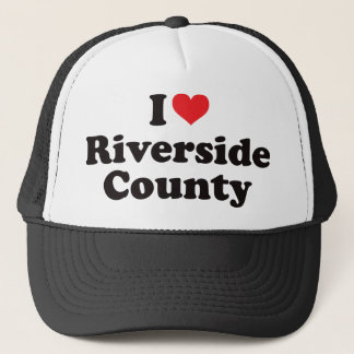 Gorra De Camionero I corazón el condado de Riverside