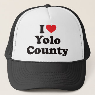 Gorra De Camionero I corazón el condado de Yolo
