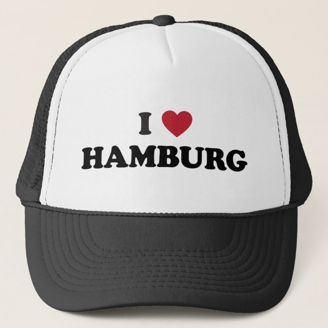 Gorra De Camionero i corazón Hamburgo Alemania (Anverso)
