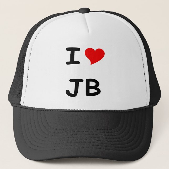 GORRA DE CAMIONERO I CORAZÓN JB (Anverso)