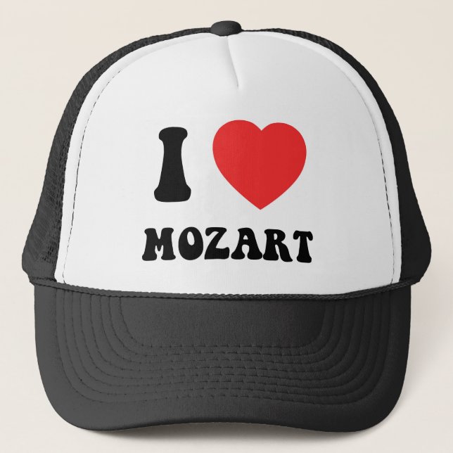 Gorra De Camionero I corazón Mozart (Anverso)