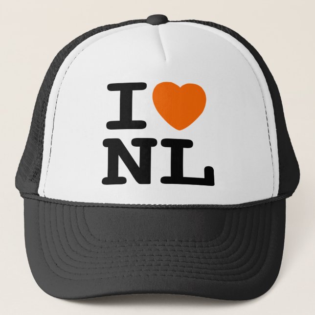 Gorra De Camionero I corazón NL (Anverso)