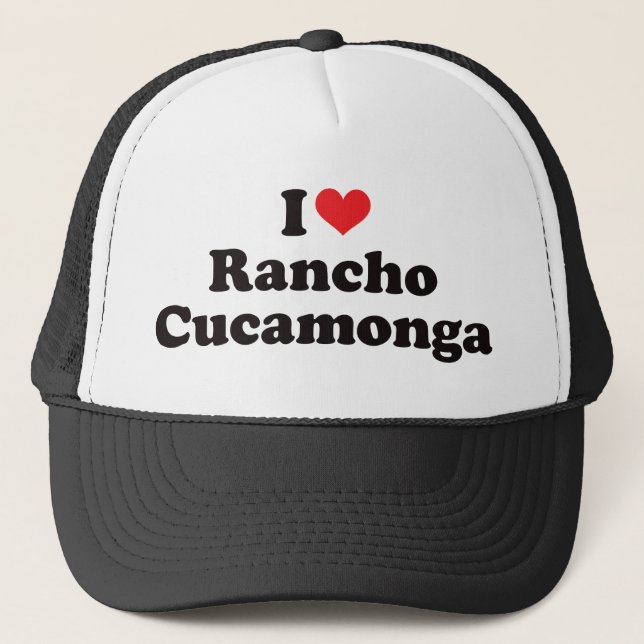 Gorra De Camionero I corazón Rancho Cucamonga (Anverso)