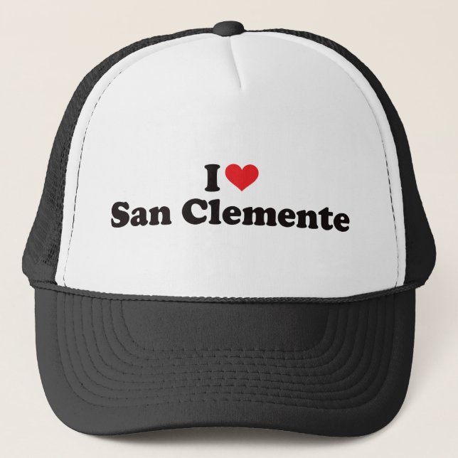 Gorra De Camionero I corazón San Clemente (Anverso)