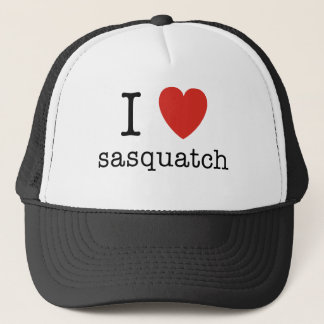 Gorra De Camionero I corazón Sasquatch