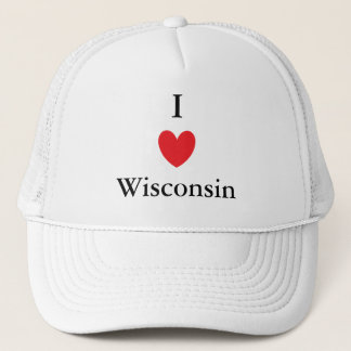 Gorra De Camionero I corazón Wisconsin