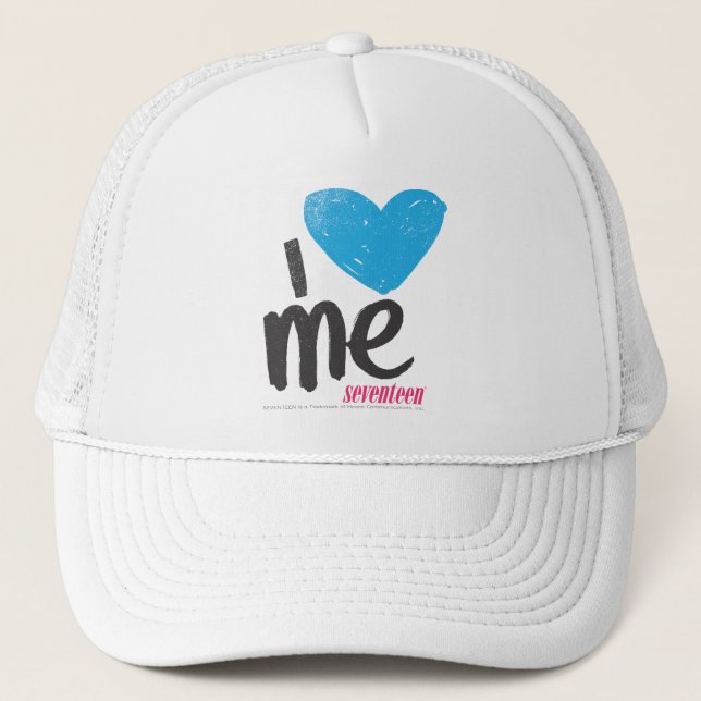 Gorra De Camionero I corazón yo aguamarina (Anverso)
