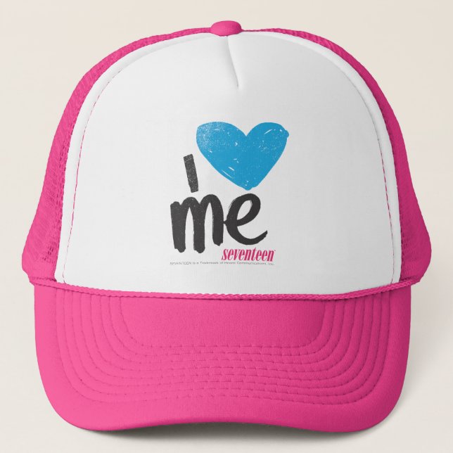 Gorra De Camionero I corazón yo aguamarina (Anverso)