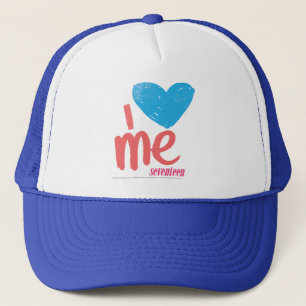 Gorra De Camionero I corazón yo aguamarina/rosa