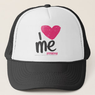 Gorra De Camionero I corazón yo magenta