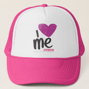 Gorra De Camionero I corazón yo púrpura