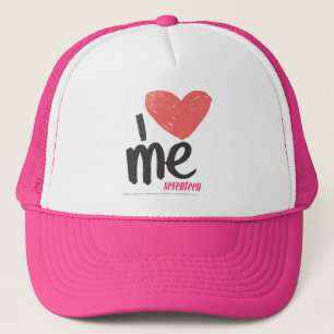Gorra De Camionero I corazón yo rosado