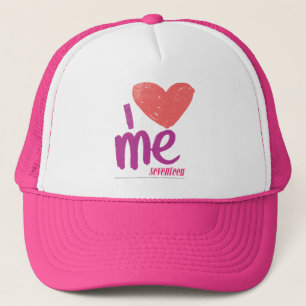 Gorra De Camionero I corazón yo rosado/púrpura