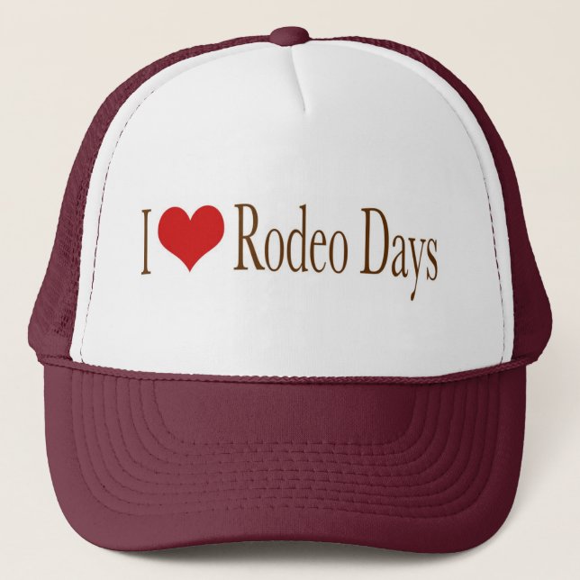 Gorra De Camionero I días del rodeo del corazón (Anverso)