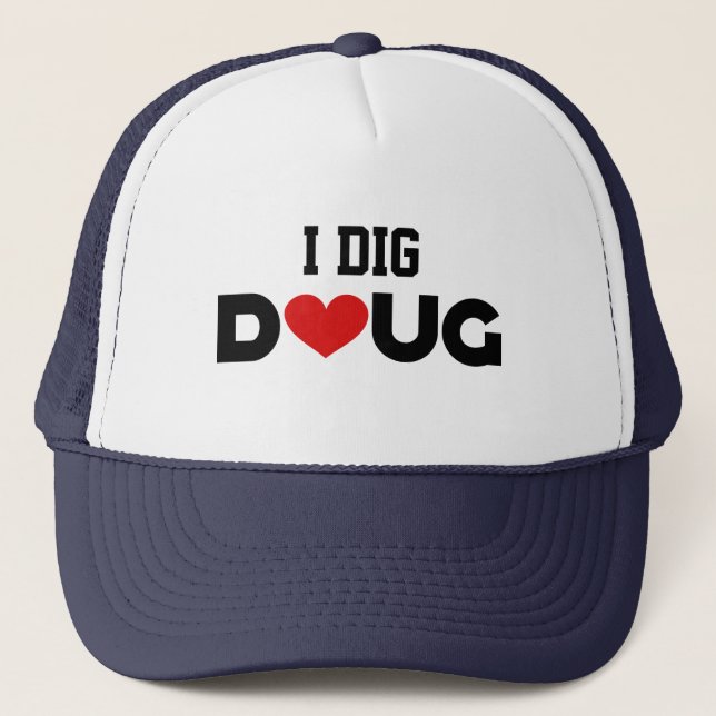 Gorra De Camionero I Dig Doug (Anverso)