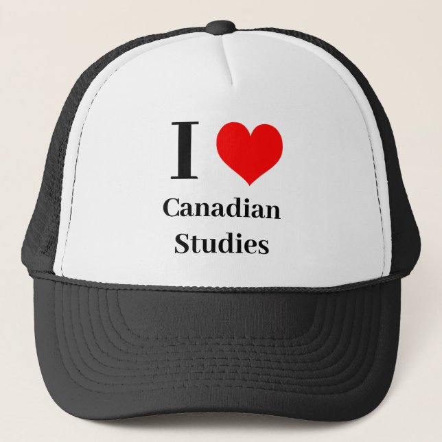 Gorra De Camionero I Heart Canadian Studies (Anverso)