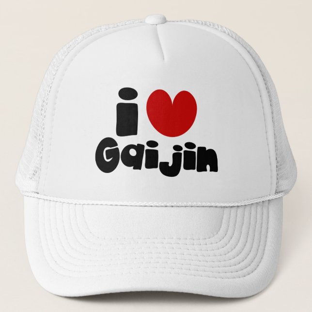Gorra De Camionero i heart Gaijin (Anverso)