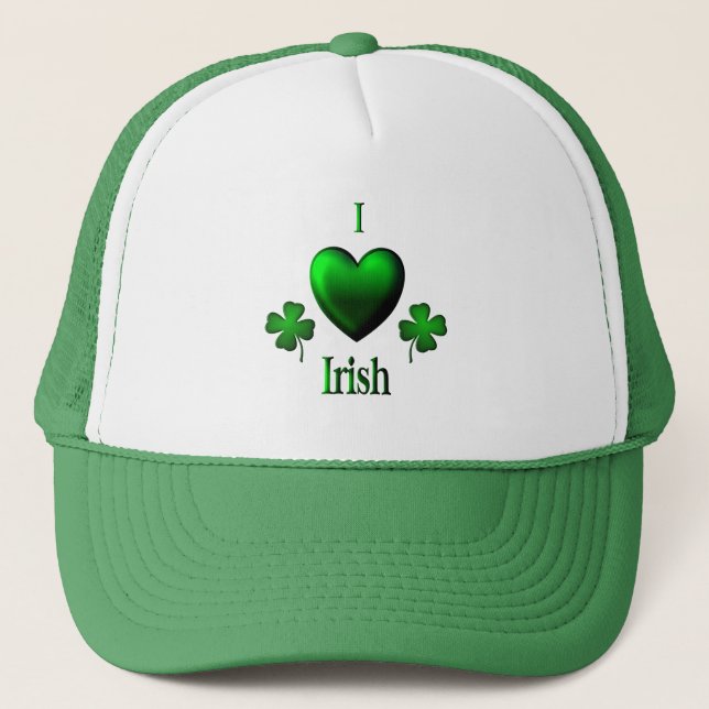 Gorra De Camionero I Heart Irish (Anverso)