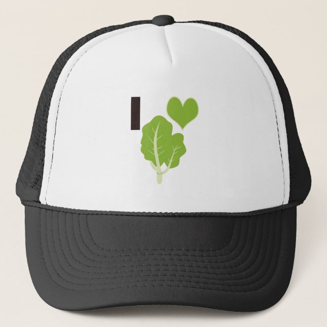 Gorra De Camionero I heart Kale (Anverso)