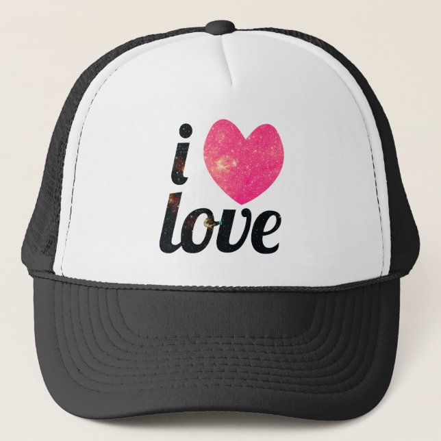 Gorra De Camionero I Heart Love (Anverso)