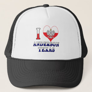 Gorra De Camionero I Heart Love Anderson Texas