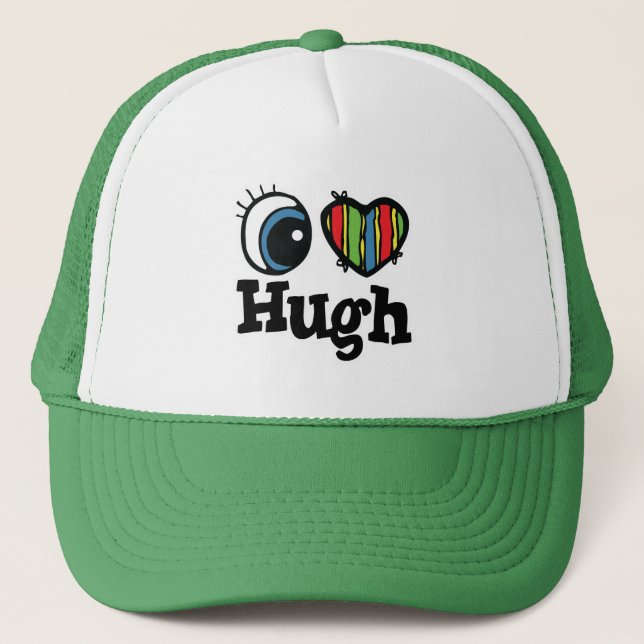 Gorra De Camionero I Heart (Love) Hugh (Anverso)