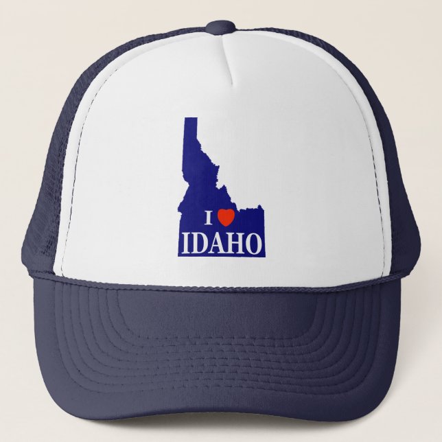 Gorra De Camionero I Heart (Love) Idaho (Anverso)