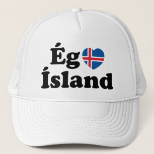 Gorra De Camionero I Heart (Love) Islandia [Ég Elska Ísland] Islandés
