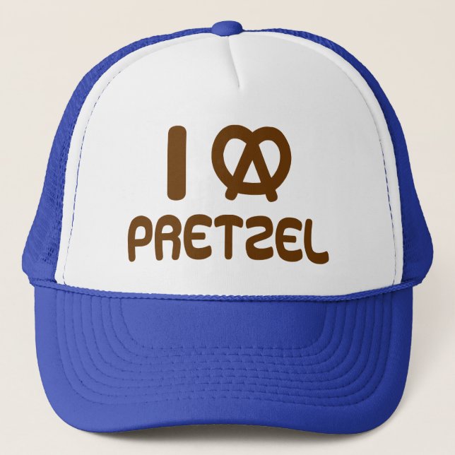 Gorra De Camionero I Heart Pretzel (Anverso)