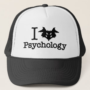 Gorra De Camionero I Heart (Rorschach Inkblot) Psicología