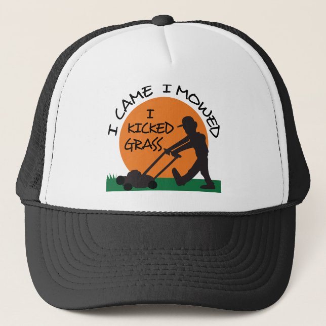 Gorra De Camionero I Kicked Grass (Anverso)