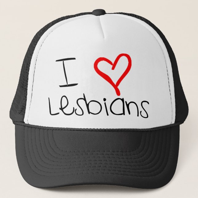 Gorra De Camionero I lesbianas del corazón (Anverso)