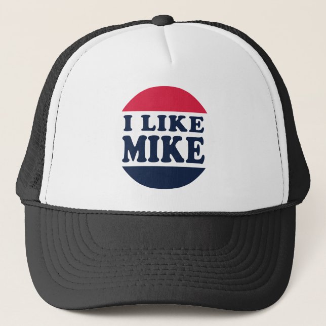 GORRA DE CAMIONERO I-LIKE-MIKE-BUTTON (Anverso)