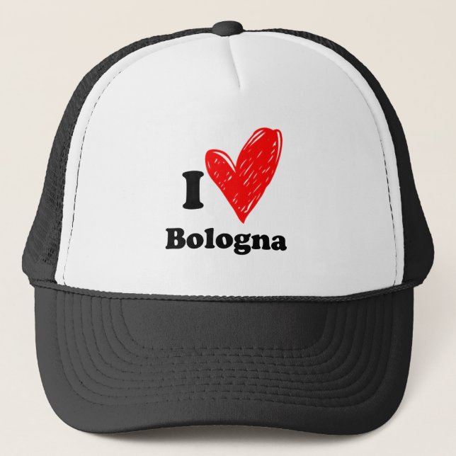 Gorra De Camionero I love Bologna (Anverso)