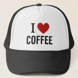 Gorra De Camionero I Love Coffee Cap.