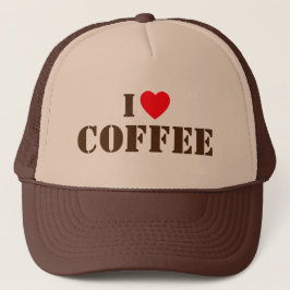 Gorra De Camionero I Love Coffee™ Trucker Hat