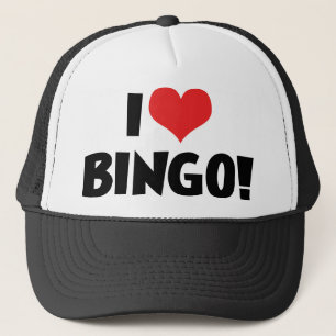 Gorra De Camionero I Love Heart Bingo! - Bingo Lovers