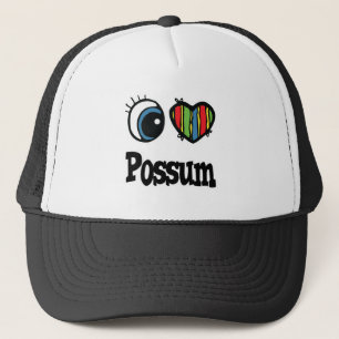 Gorra De Camionero I Love (Heart) Possum