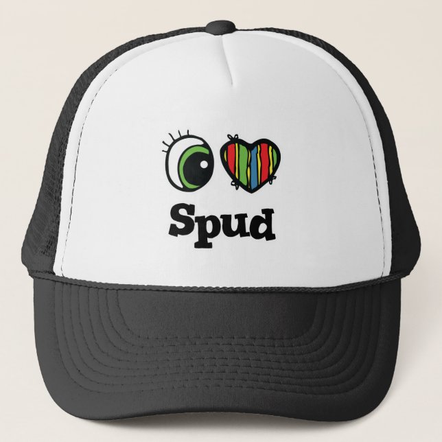 Gorra De Camionero I Love (Heart) Spud (Anverso)