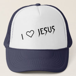 GORRA DE CAMIONERO "I LOVE JESUS" TRUCKER HAT BY 303TATTOO