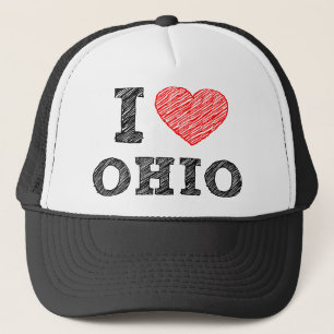 Gorra De Camionero I-love-Ohio.png