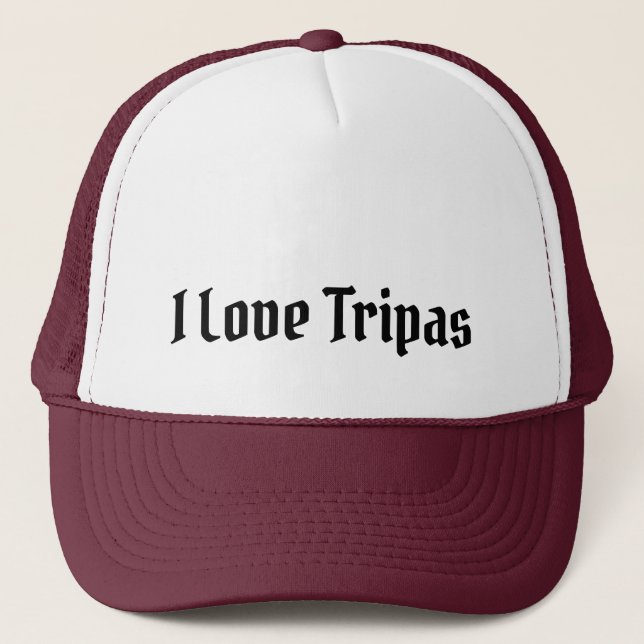 Gorra De Camionero I Love Tripas (Anverso)