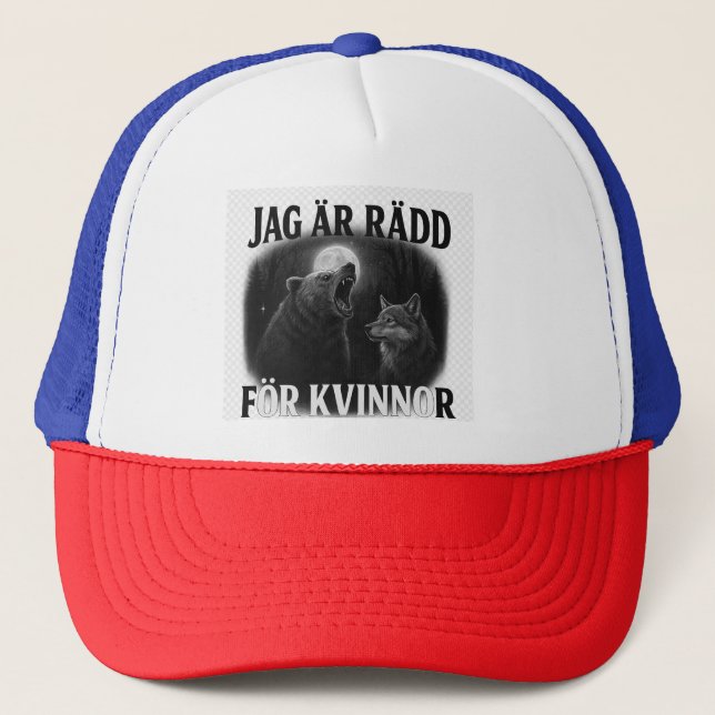Gorra De Camionero i m afraid of women (Anverso)