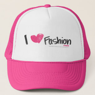 Gorra De Camionero I magenta de la moda del corazón