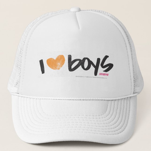 Gorra De Camionero I muchachos del corazón anaranjados (Anverso)